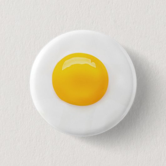 FRIED EGG 2 PAPIERE TELLER BUTTON (Vorderseite)