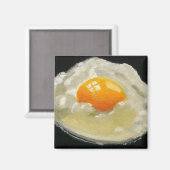 FRIED EGG ARTWORT MAGNET (Vorderseite/Rückseite)