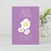 Fried Egg dreitägige Einladung (Stehend Vorderseite)