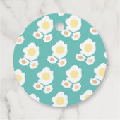 Fried Egg Erster Geburtstag Vielen Dank für Ihre T Geschenkanhänger (Rückseite)