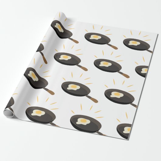Fried Egg Geschenkpapier (Ungerollt)