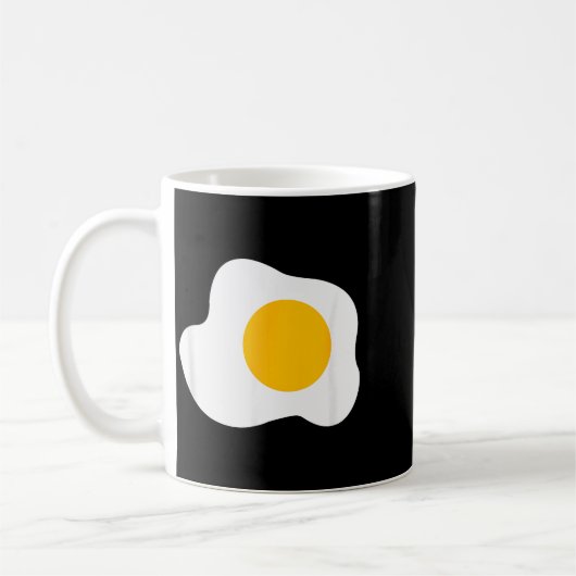 Fried Egg Graphic Funny Breakfast Eggs Lover Kaffeetasse (Links)