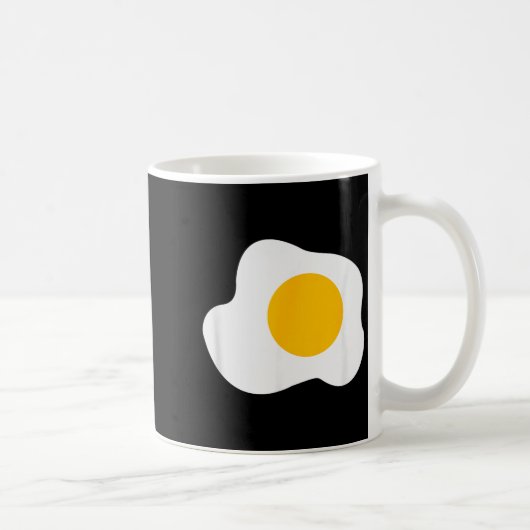 Fried Egg Graphic Funny Breakfast Eggs Lover Kaffeetasse (Rechts)
