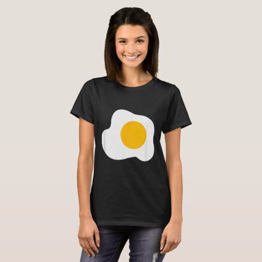 Fried Egg Graphic Funny Breakfast Eggs Lover  T-Shirt (Vorne ganz)
