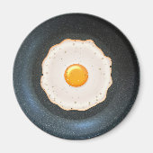Fried Egg in Pan - Magnet für Kühlschrank (Vorne)
