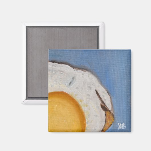 Fried Egg Magnet (Vorderseite/Rückseite)