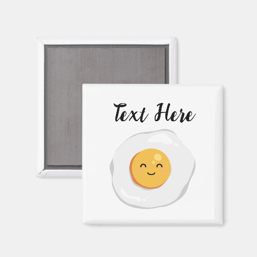 Fried Egg Magnet (Vorderseite/Rückseite)