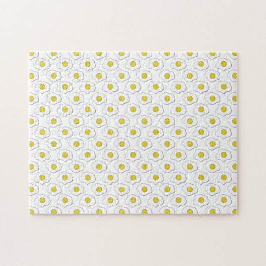 Fried Egg Polka Dot Muster Puzzle (Horizontal)