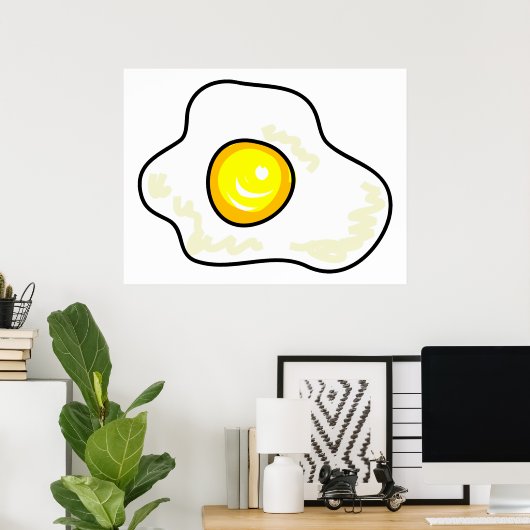 Fried Egg Poster (Heimbüro)