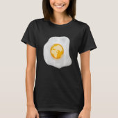 Fried Egg With Earth Globe on Yolk Costume T-Shirt (Vorderseite)