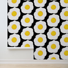 Fried Eggs Frühstück Bar Gemustert Küche Tapete