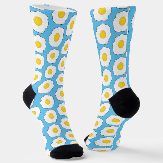 Fried Eggs Novelty Breakfast Socken (Gewinkelt)