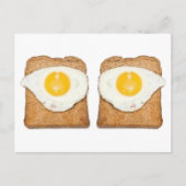 Fried Eggs Postcard Postkarte (Vorderseite)