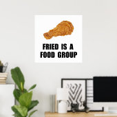 Fried Food Group Poster (Heimbüro)