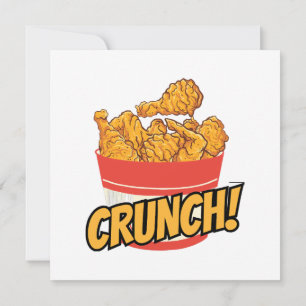 Fried-Huhn Einladung
