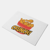 Fried-Huhn Fußmatte (Schrägansicht)