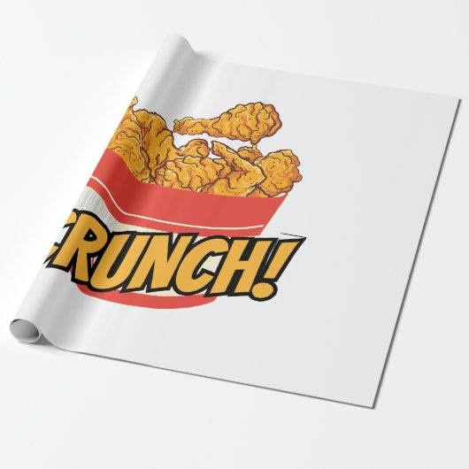 Fried-Huhn Geschenkpapier (Ungerollt)