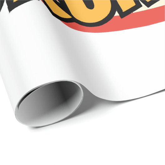 Fried-Huhn Geschenkpapier (Rolleneckpunkt)