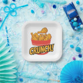 Fried-Huhn Pappteller (Party)