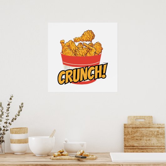 Fried-Huhn Poster (Küche)