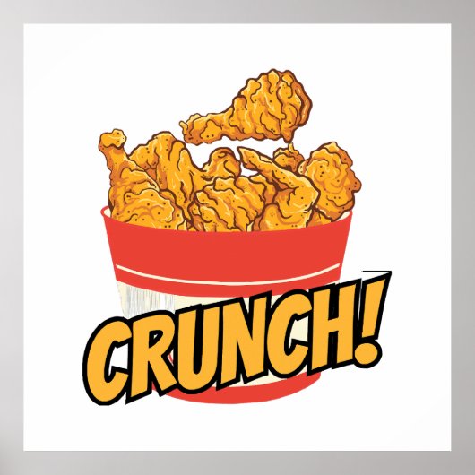 Fried-Huhn Poster (Vorne)