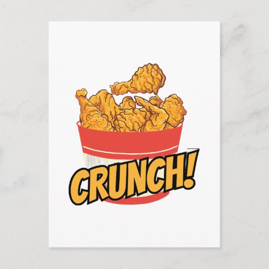 Fried-Huhn Postkarte (Vorderseite)