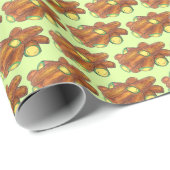 Fried Jalapeño Poppers Green Hot Jalapeno Pepper Geschenkpapier (Rolleneckpunkt)