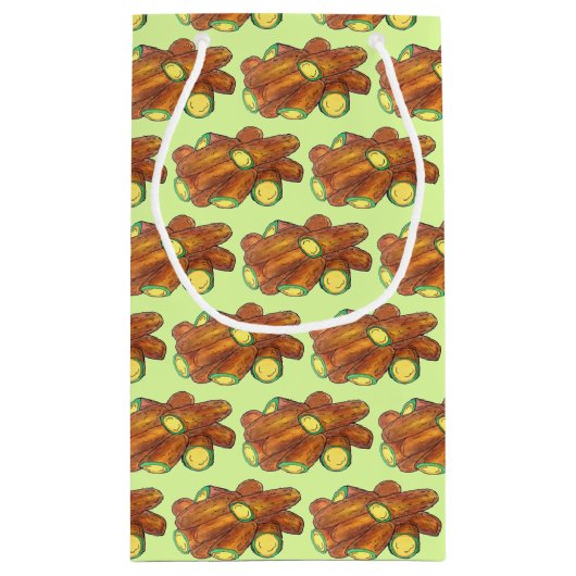 Fried Jalapeño Poppers Green Hot Jalapeno Pepper Kleine Geschenktüte (Rückseite)