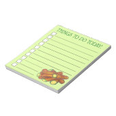 Fried Jalapeño Poppers Green Hot Jalapeno Pepper Notizblock (Rotiert)