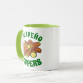 Fried Jalapeño Poppers Green Hot Jalapeno Pepper Tasse (Vorderseite Links)