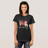 Fried Liebe Corgi Hund T-Shirt (Vorne ganz)