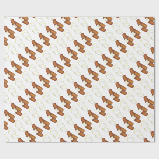 Fried Mozzarella Cheese Sticks Junk Bar Pub Food Geschenkpapier (Flach)