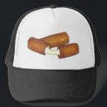 Fried Mozzarella Sticks Käse Junk Food Feinschmeck Truckerkappe<br><div class="desc">Eine originelle Marker-Illustration von leckeren gebratenen Mozzarella-Käsestäbchen. Ein Klassiker für Junk Food! Diese Abbildung ist auch auf anderen Produkten verfügbar. Sehen Sie nicht,  wonach Sie suchen? Brauchen Sie Hilfe bei der Anpassung? Kontaktieren Sie Rebecca,  um etwas für Sie entworfen zu haben.</div>