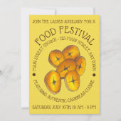 Fried Plantains Jamaikanische Karibik Einladung (Vorderseite)