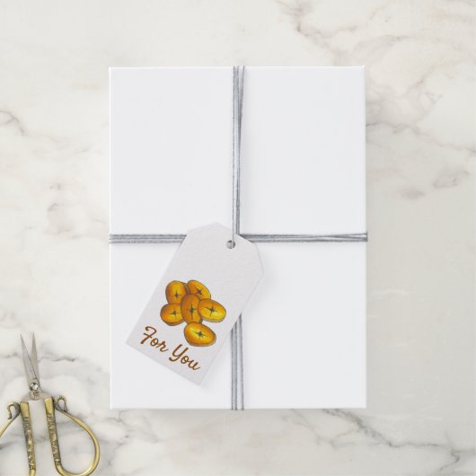 Fried Plantains Kochen Bananen Karibik Lebensmitte Geschenkanhänger (Mit Garn)