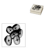 Fried Plantains Kochen Bananen Karibik Lebensmitte Gummistempel (Stempel)