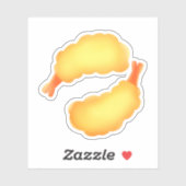 Fried Shrimp Aufkleber (Blatt)