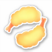 Fried Shrimp Aufkleber (Vorderseite)