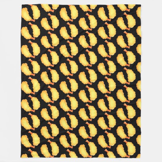 Fried Shrimp Fleecedecke (Vorderseite)