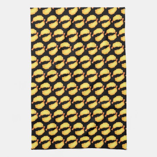 Fried Shrimp Geschirrtuch (Vertikal)