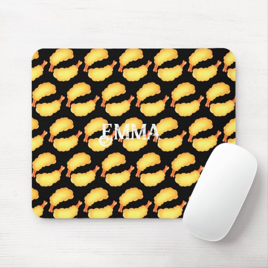 Fried Shrimp Mousepad (Mit Mouse)