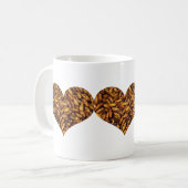 Fried Silk Worms Heart Kaffeetasse (Vorderseite Links)