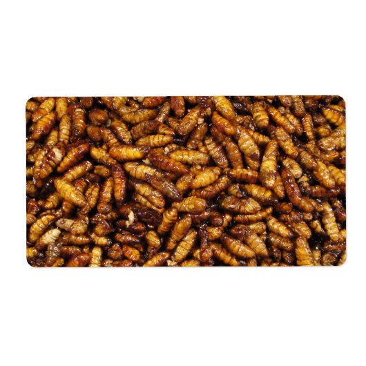 Fried Silk Worms ... Thai Street Food (Vorne)