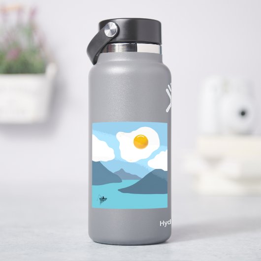 Fried Sun Aufkleber (HydroFlask)