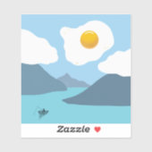 Fried Sun Aufkleber (Blatt)