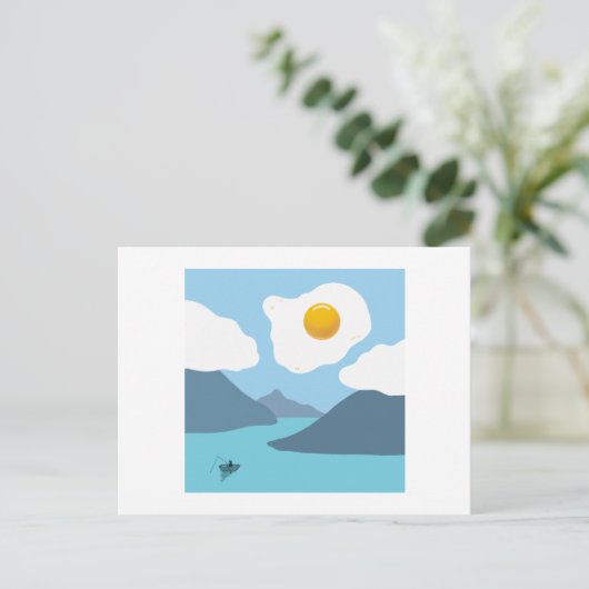 Fried Sun Postkarte (Stehend Vorderseite)