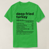 Fried Turkey Erntedank Nutrition Ingredients Nu T-Shirt (Design vorne)