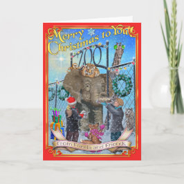 Frieda Schwanz-Weihnachtskarte 2016 Feiertagskarte