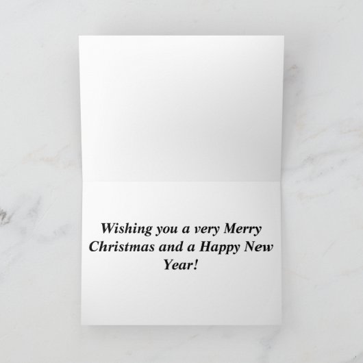 Frieda Schwanzes 2020 Weihnachtskarte Karte (Innenseite)