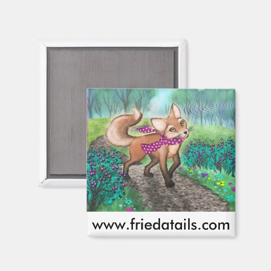 Frieda Schwanzes Magnet (Vorderseite/Rückseite)